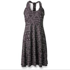 prAna‎ Gray Black Cali Athletic Sports Dress